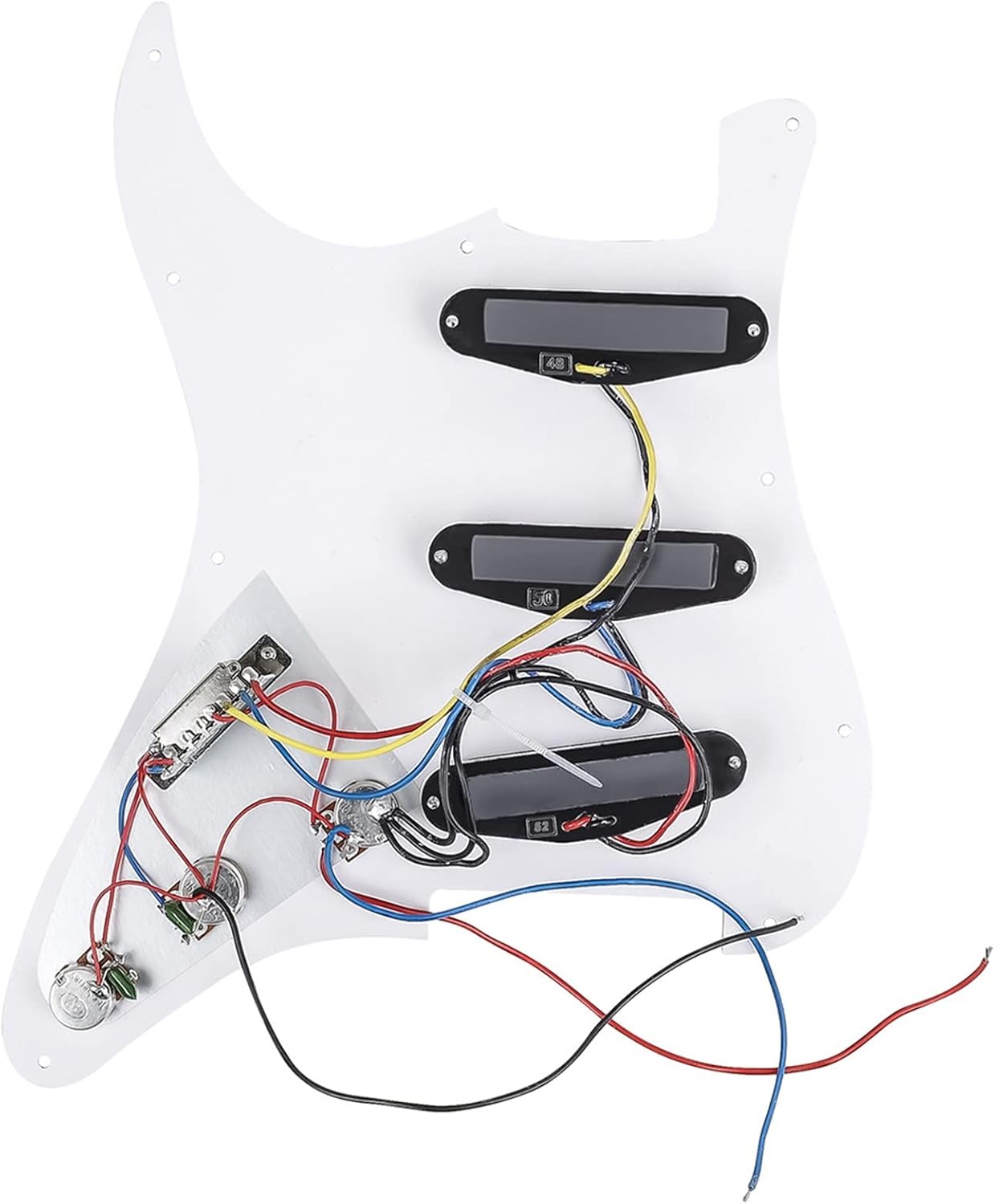 DIY Electric Guitar Set Hand-Assembled Electric Guitar Full Set Beginners Assembled Electric Wood Guitar Unfinished Guitar Set