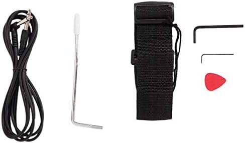 Flame Shaped Electric Guitar Sunset Color with 20W Amp, HSH Pickups, Tremolo Bridge, Full Size Beginner Electric Guitar Kit for Right-Handed, w/Guitar Bag, Strap, Cable, Pick