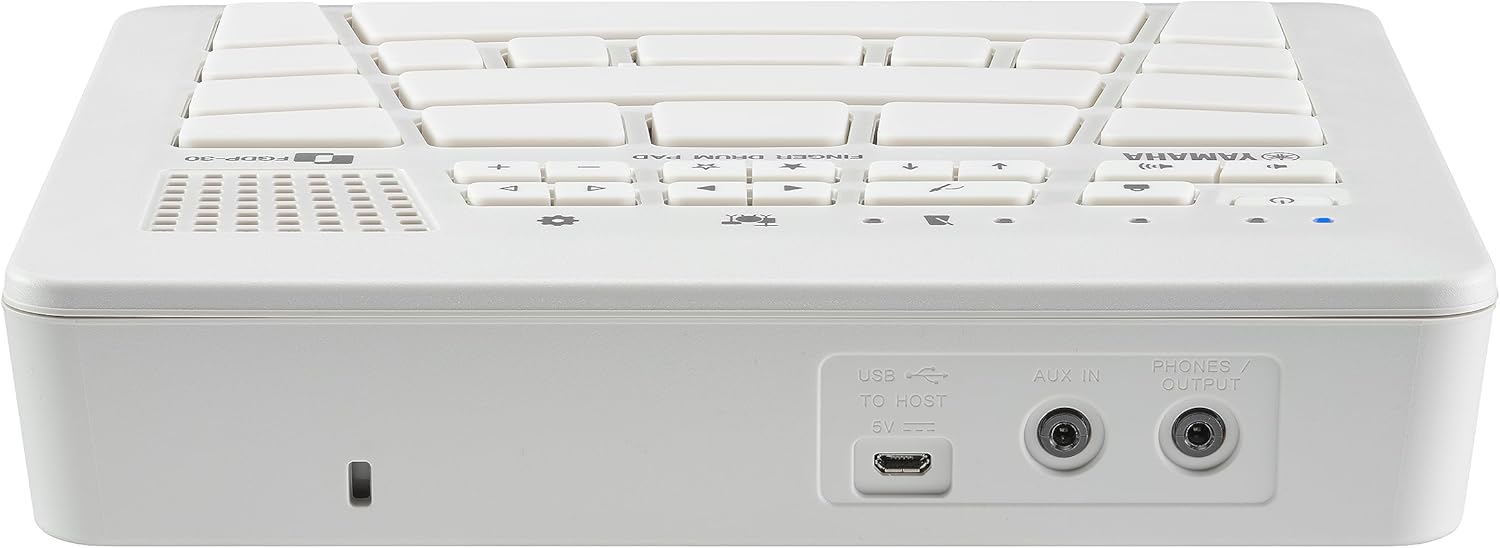 Yamaha Finger Drum Pad – Compact Electronic Drum Pad with Built-In Sounds, USB FGDP-30