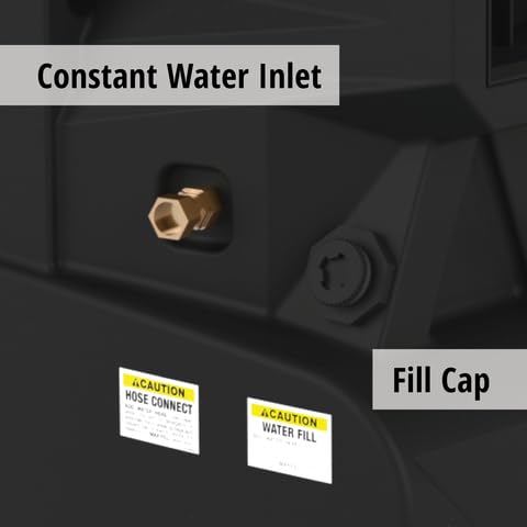 BendPak Coolbreeze Xtreme Evaporative Cooler – 2,715 CFM with 15-Gallon Tank, 3-Speed Fan & Auto-Swing Louvers – Cools 850 Sq Ft – Indoor/Outdoor for Patio, Garage & Commercial Spaces