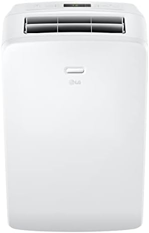 LG 7000 BTU (DOE) / (10500 ASHRAE) Portable Air Conditioners Cools 300 Sqft Easy Install & Remote Control LCD Display Eco-friendly Small Room Air Conditioner AC Unit Cool Home White LP0723WSR