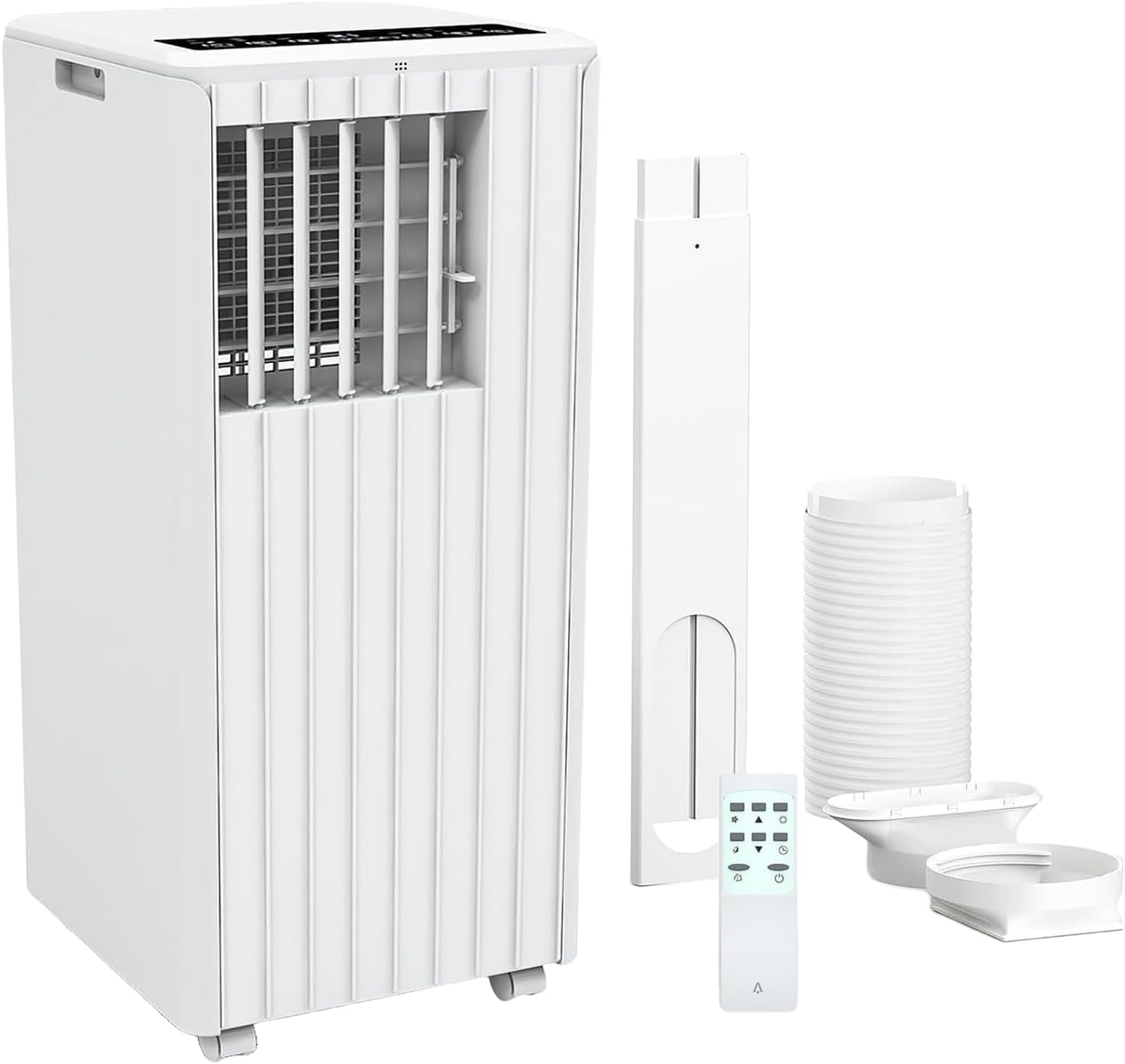 【𝗡𝗲𝘄 𝗨𝗽𝗴𝗿𝗮𝗱𝗲】 8000 BTU Portable Air Conditioner - 3 in-1 AC Unit, Dehumidifier & Fan with Sleep Mode, 24-Hr Timer & Eco Mode for 350 Sq.Ft Rooms, Includes Remote & Washable Filter
