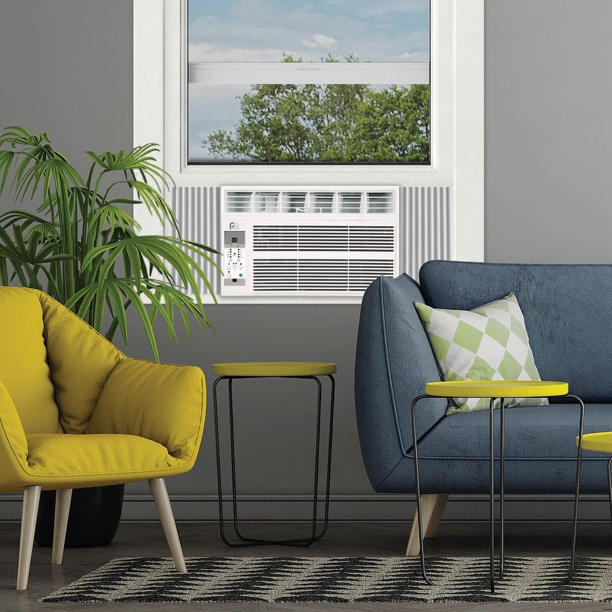 Perfect Aire PAC6000 6000BTU Window Air-Conditioner for Room Size 15.5' x 16', 250 Sq Ft