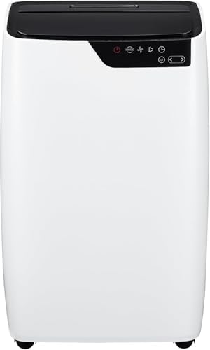 3 in-1 Portable Air Conditioner - Cools Up to 700 Sq.Ft, 12,000 BTU, Remote Control, Smart/Sleep Mode, Auto Swing, and 24-Hour Timer