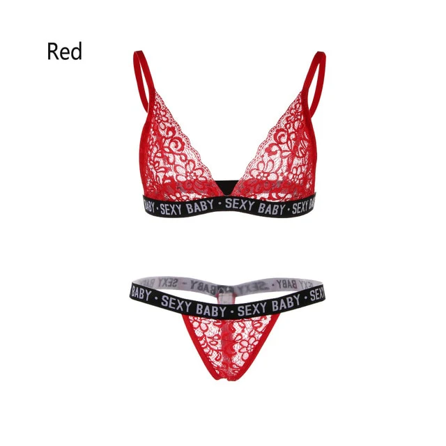 Fashion Letter Print Underwear Sets