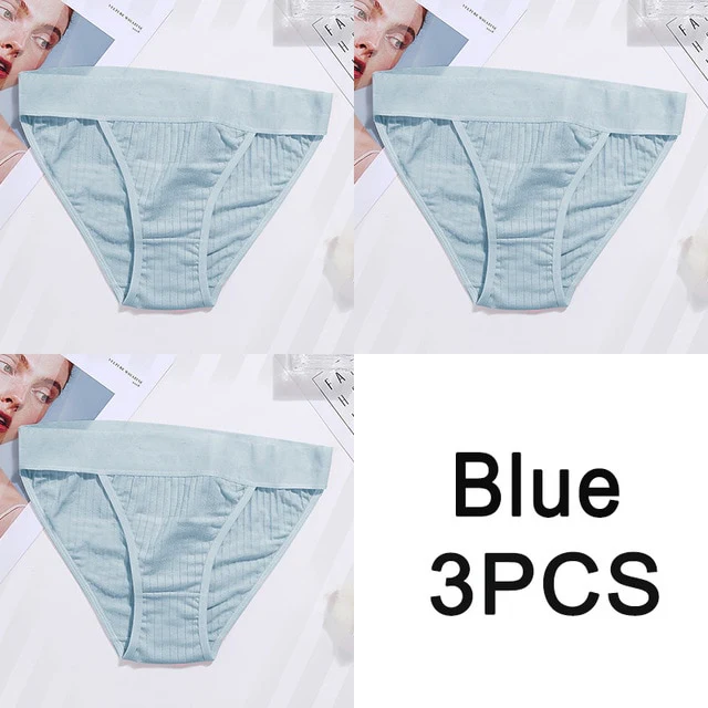 Women Cotton Panties Sexy Low Waist Underwear Panties