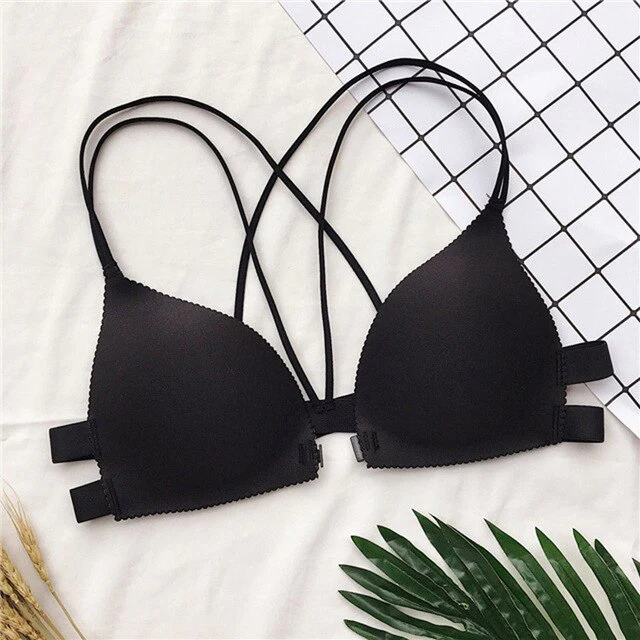 Women Fashion Bra Front Closure Sexy