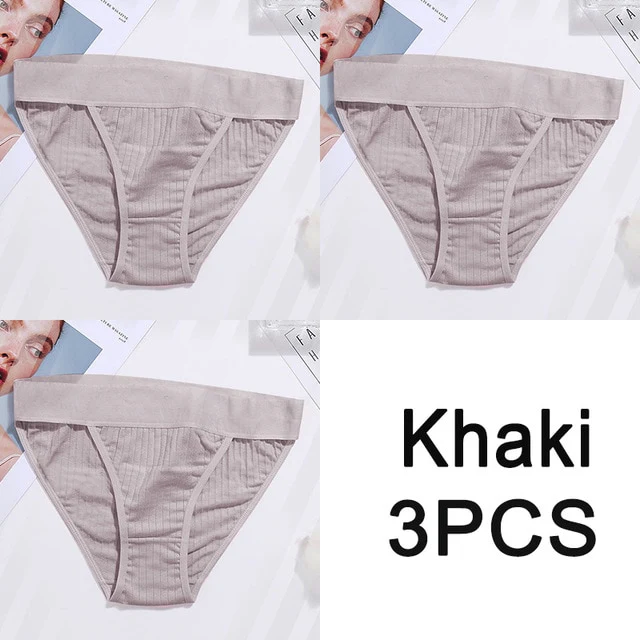 Women Cotton Panties Sexy Low Waist Underwear Panties