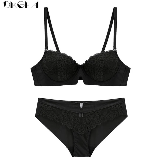 2020 New Gather Bra and Sets Lace Embroidery Sexy Underwear Set