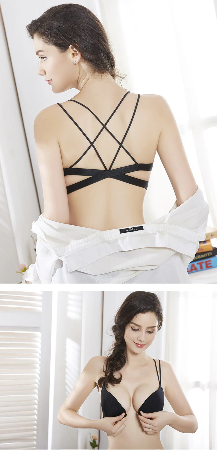 Women Fashion Bra Front Closure Sexy