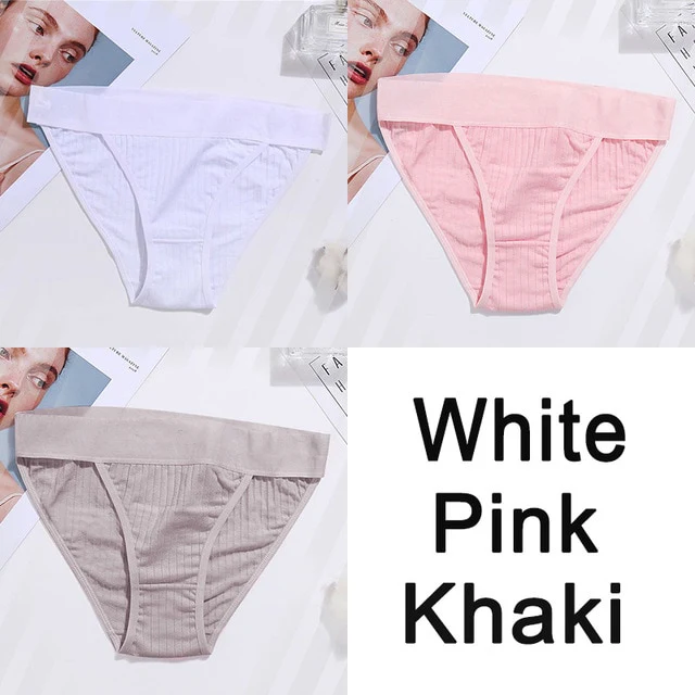 Women Cotton Panties Sexy Low Waist Underwear Panties