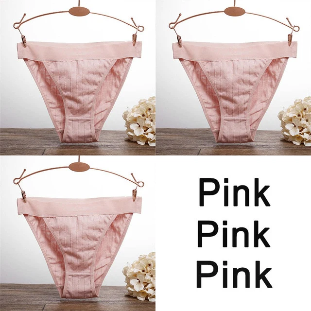 Women Cotton Panties Sexy Low Waist Underwear Panties