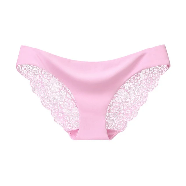 Ladies Underwear Woman Panties Sexy Lace Panty Transparent Low-Rise Breathable Briefs