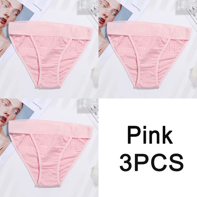Women Cotton Panties Sexy Low Waist Underwear Panties