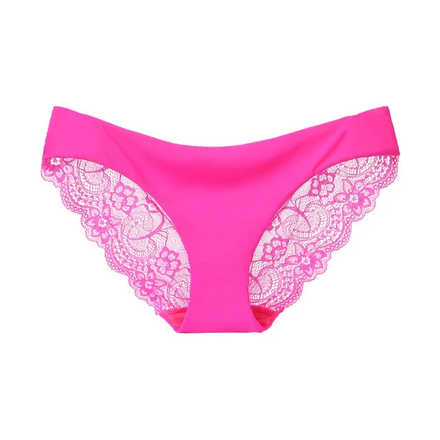 Ladies Underwear Woman Panties Sexy Lace Panty Transparent Low-Rise Breathable Briefs