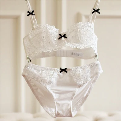 Lace Transparent Bra Set