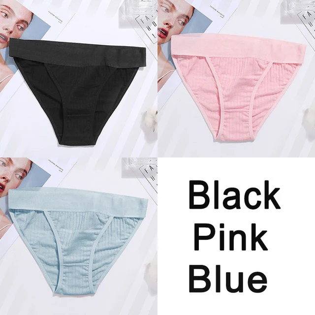 Women Cotton Panties Sexy Low Waist Underwear Panties