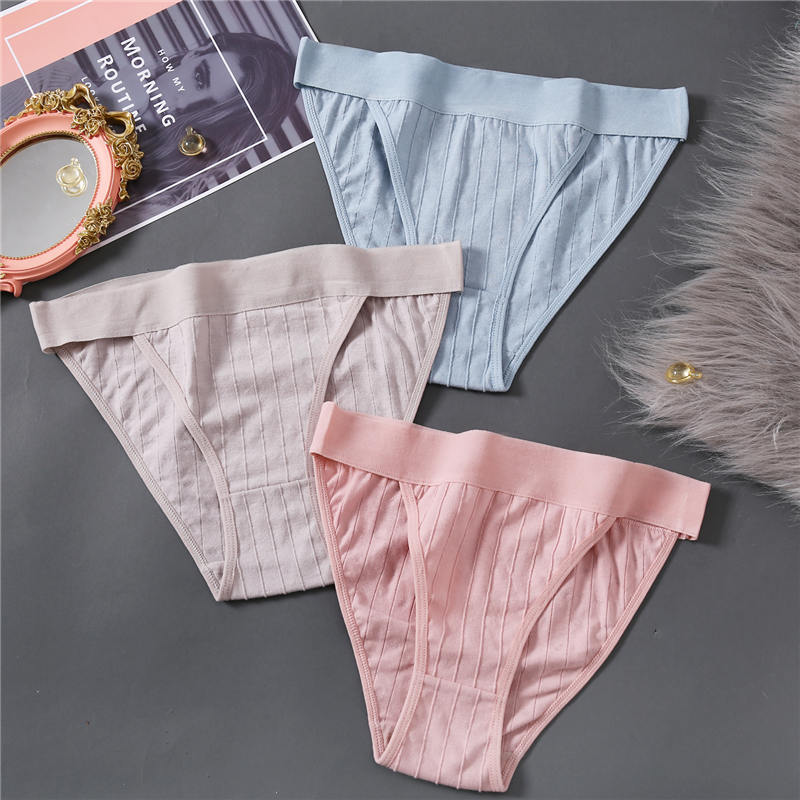 Women Cotton Panties Sexy Low Waist Underwear Panties