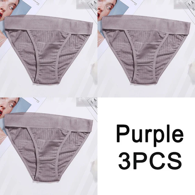 Women Cotton Panties Sexy Low Waist Underwear Panties