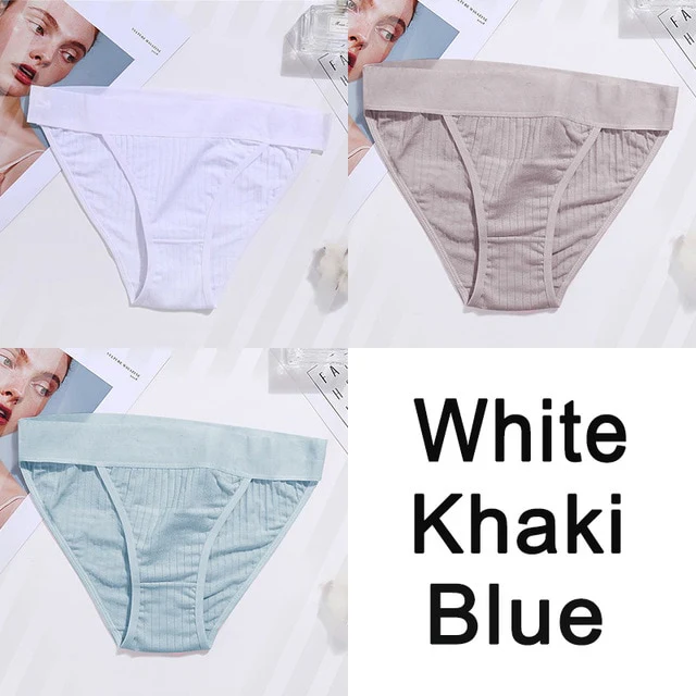 Women Cotton Panties Sexy Low Waist Underwear Panties