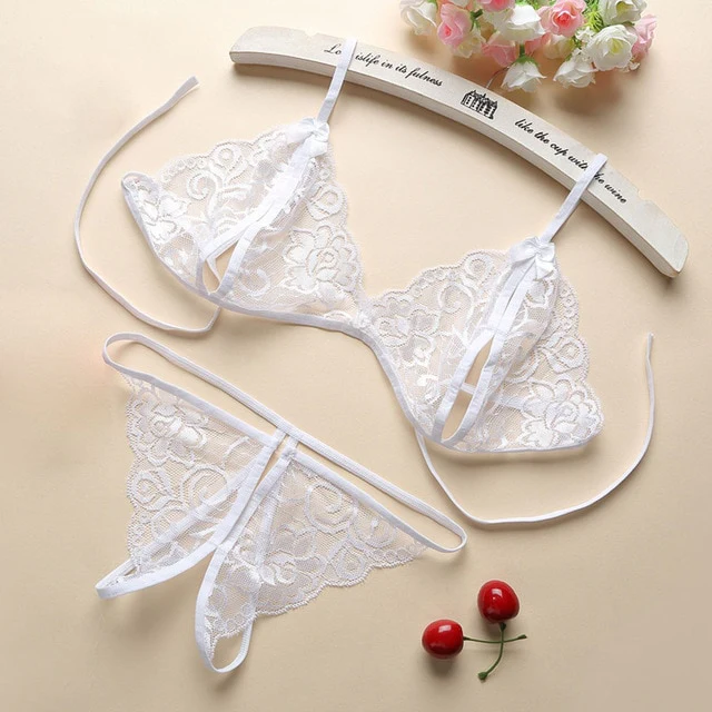 3pcs Set Women Transparent Bra Set