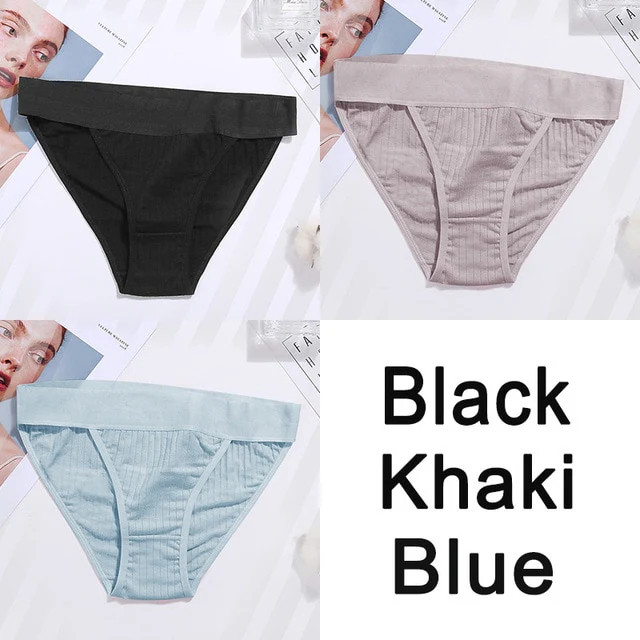 Women Cotton Panties Sexy Low Waist Underwear Panties