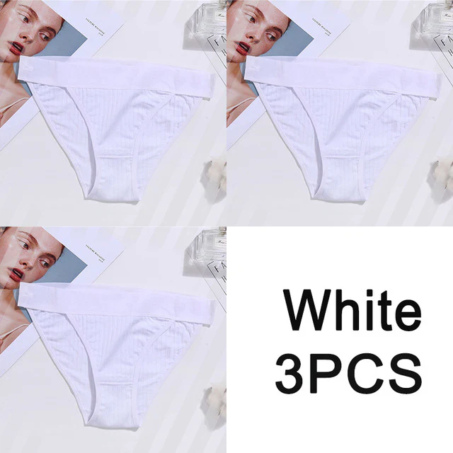 Women Cotton Panties Sexy Low Waist Underwear Panties