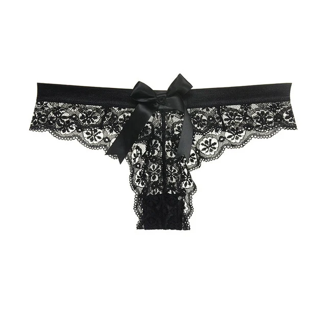 Amazing Women Lingerie G String Lace Underwear Femal Sexy Transparent Knickers