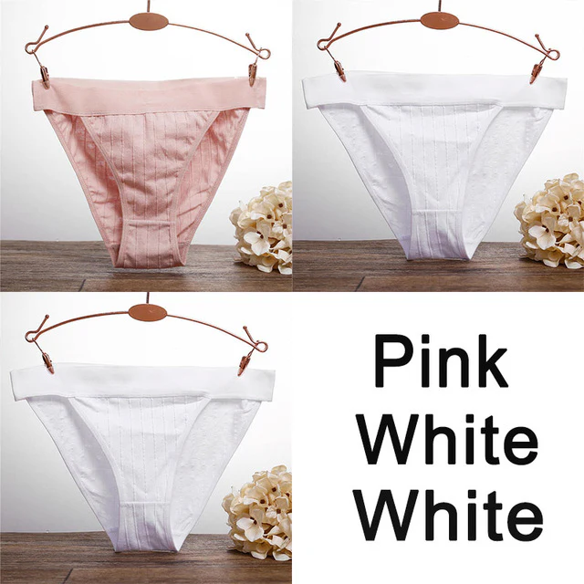 Women Cotton Panties Sexy Low Waist Underwear Panties