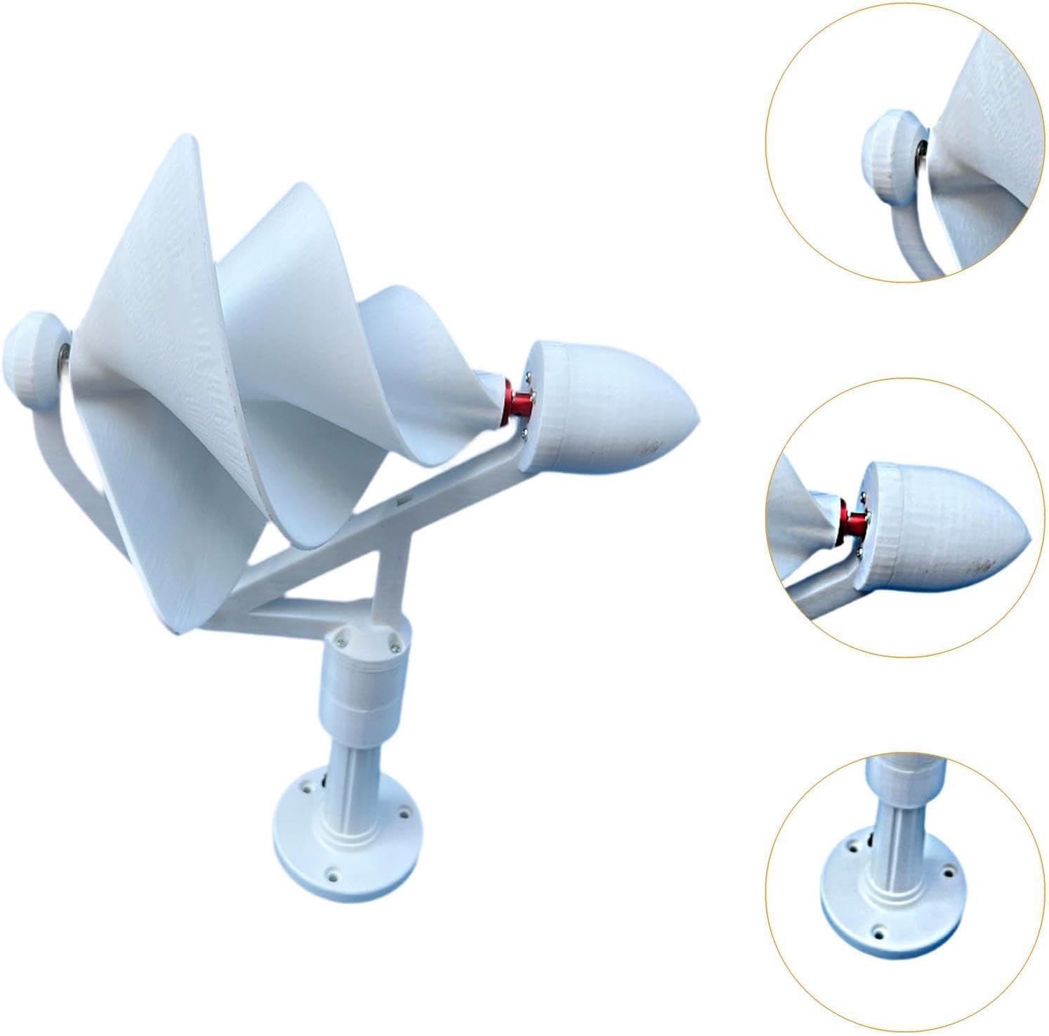 Spiral Wind Turbine Generator High Efficiency for Industrial RV School