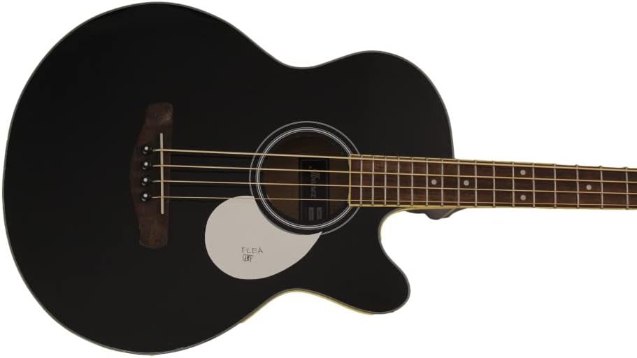 FLEA SIGNED AUTOGRAPH FULL SIZE IBANEZ ACOUSTIC BASS GUITAR A W/ JAMES SPENCE JSA LETTER OF AUTHENTICITY - RED HOT CHILI PEPPERS WITH ANTHONY KIEDIS, CHAD SMITH & JOSH FRUSCIANTE - MOTHER'S MILK, BLOOD SUGAR SEX MAGIK, ONE HOT MINUTE, CALIFORNICATION