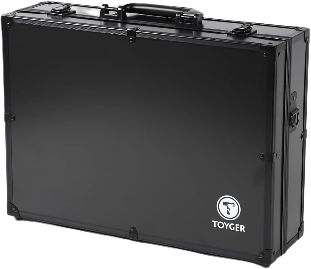 TOYGER CEO Storage Over 5000 Cards Aluminum Attache Case (Black)