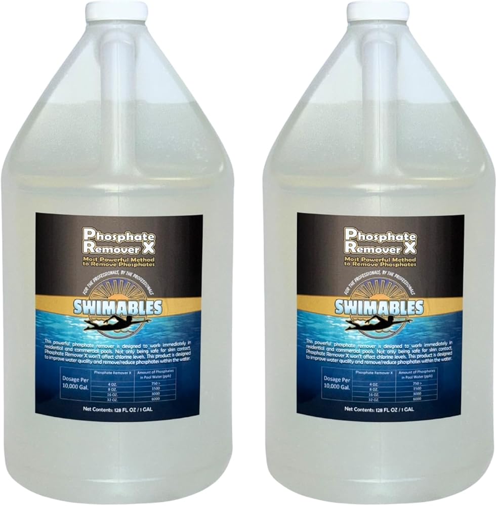 Phosphate Remover Concentrate 1 Gallon. - Commercial Grade Formula for Swimming Pool and Spa - SW-52-128 (2)