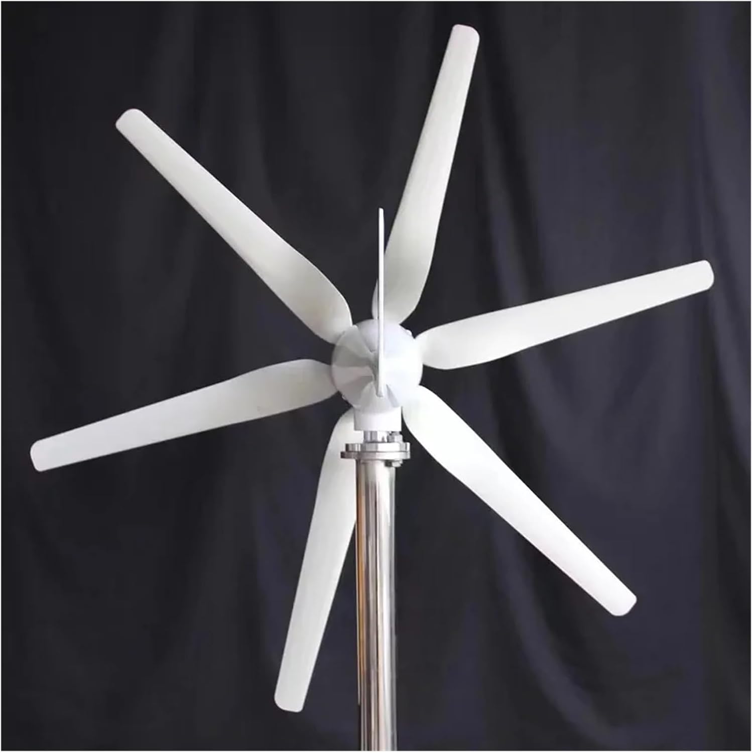 Wind Turbines, 300W 12V 24V 48V Small Wind Turbine with 6 Blade 2.5m/s Low Wind Speed Starting Wind Turbines(12V)
