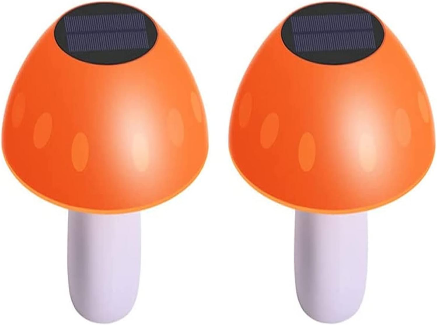 Courtyard Light Outdoor Solar LED Pillar Light Mushroom LED Outdoor Lights Lighting Lawn Landscape Lamp Outdoor Post Light Fixture for Courtyard Outdoor Lighting Products (Size : 2 Pieces)