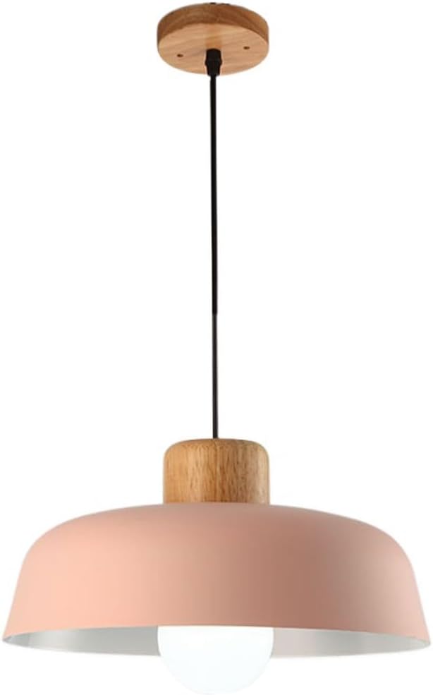 Creative Color Metal Pendant Lamp Lampshade, Simple Style Iron Handhanging Light, E27 Base Single Chandelier, Restaurant Porch Trigger Decoration Lighting Fixtures