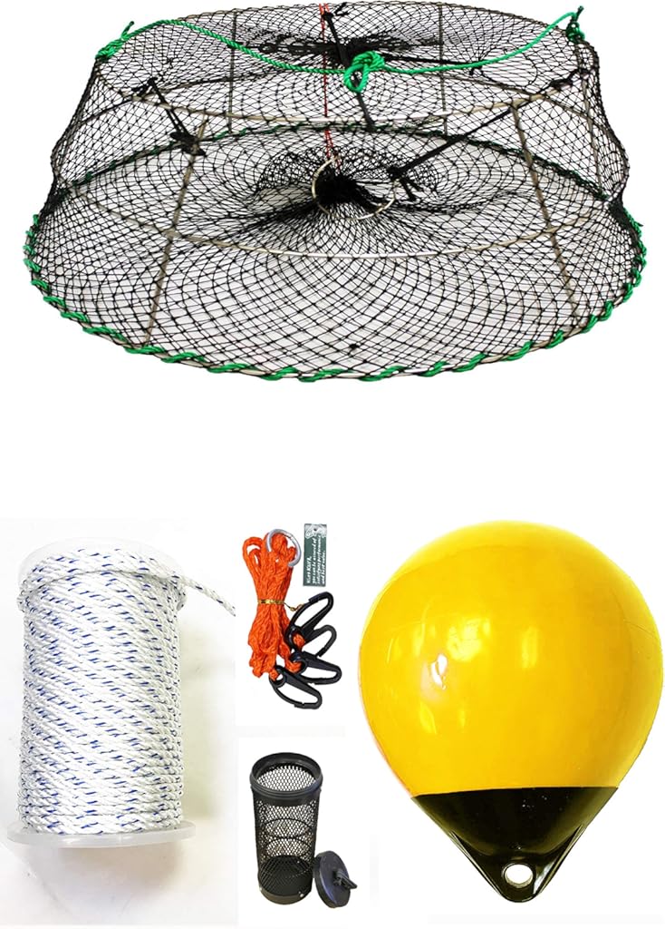 KUFA Sports Tower Style Prawn Trap with Prawn Trap Accessory Combo(CT77+PHM30Y+HA2)