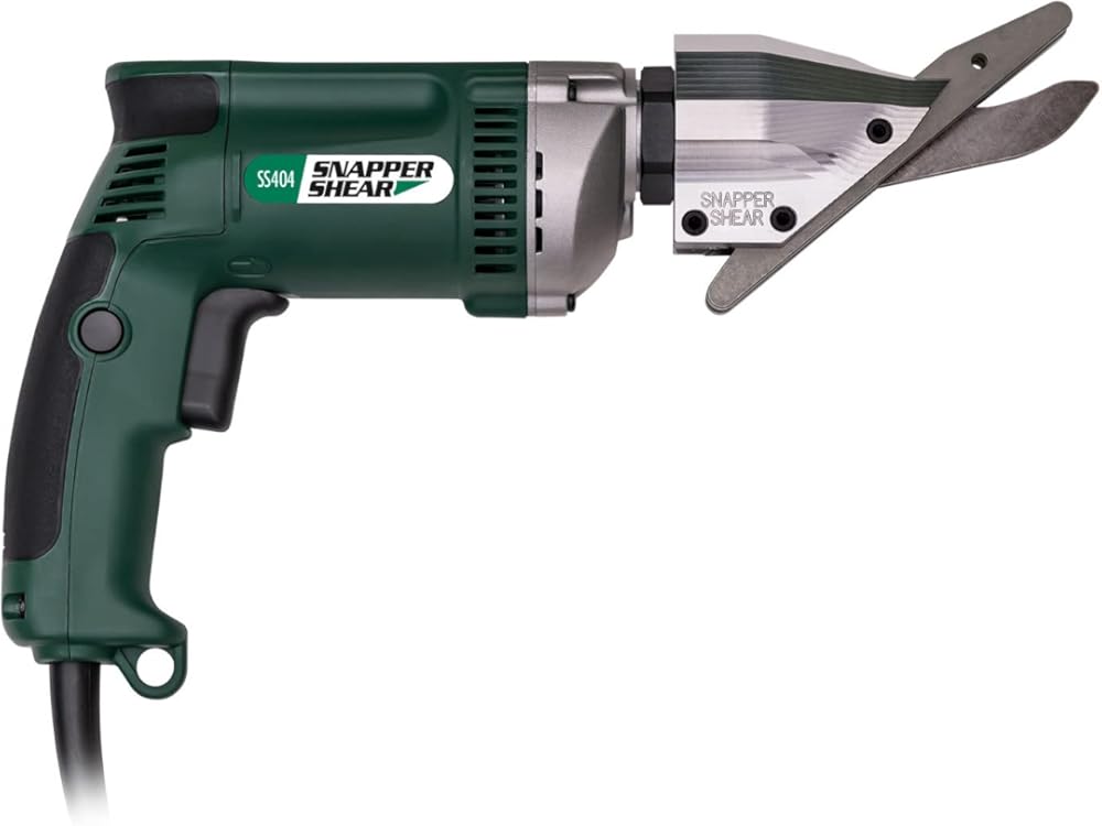 PacTool SS404 Contractor Grade Snapper Shear - Electric Cutter for Fiber Cement Siding - Power Tools for Professionals