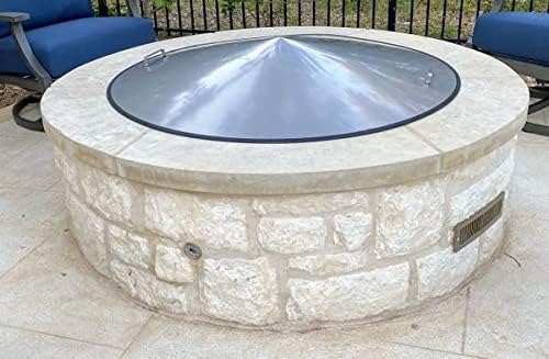 Higley No Rust Fire Pit Cover Spark Screen Lid 37