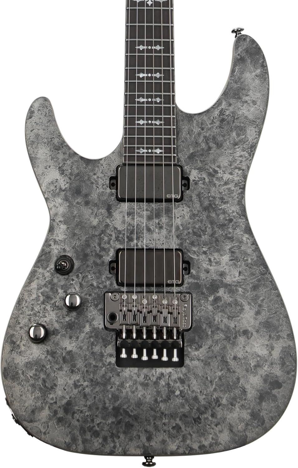 Schecter Ernie C C-1 Left-handed Electric Guitar - Satin Black Reign