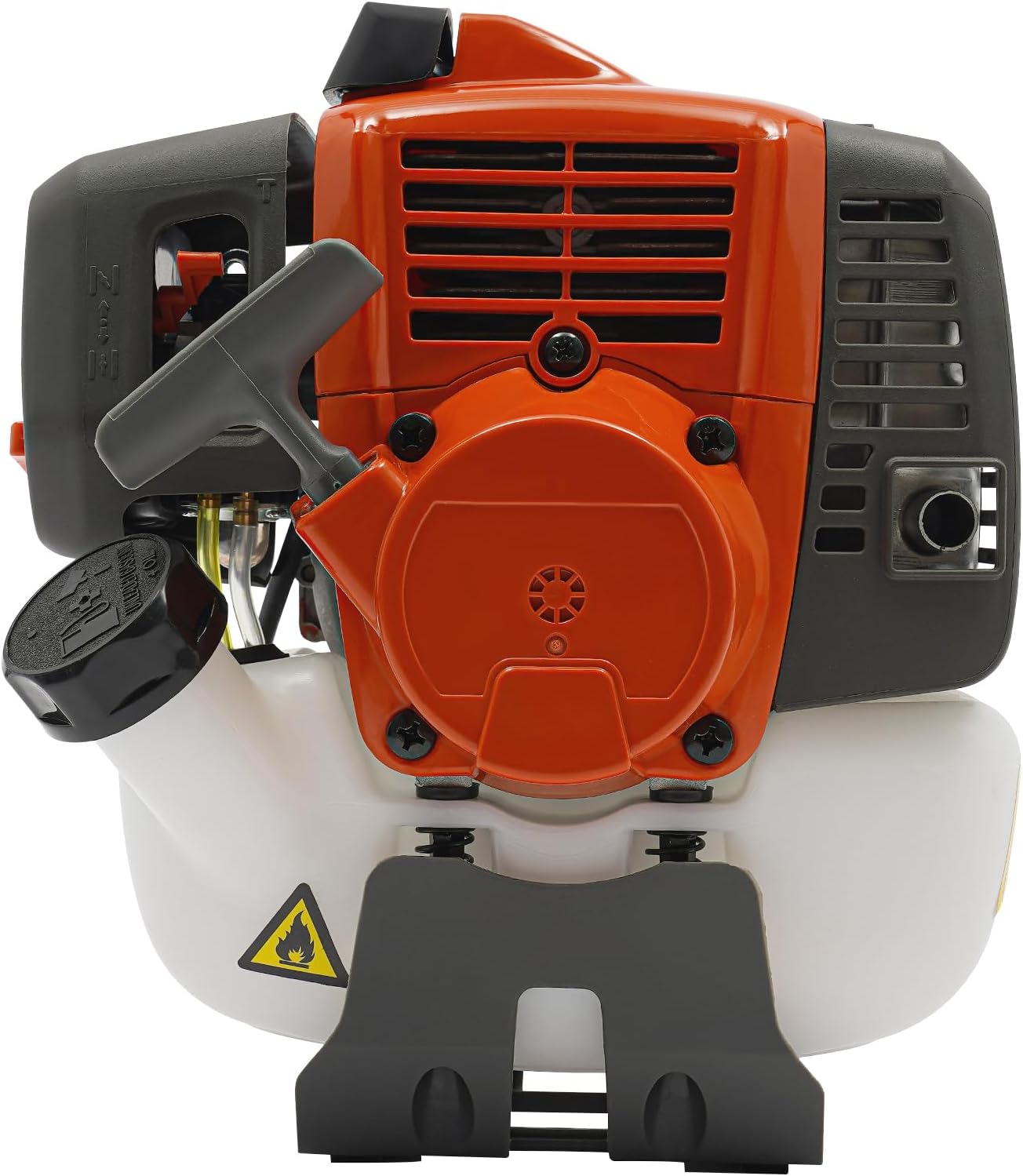 2-Stroke Gasoline Engine, 7500 RPM High Power Portable Petrol Engine Motor, Hand-Pull Start Single-Cylinder Air-Cooled Gas Engine for Lawn Mowers, Agricultural and Industria Equipment