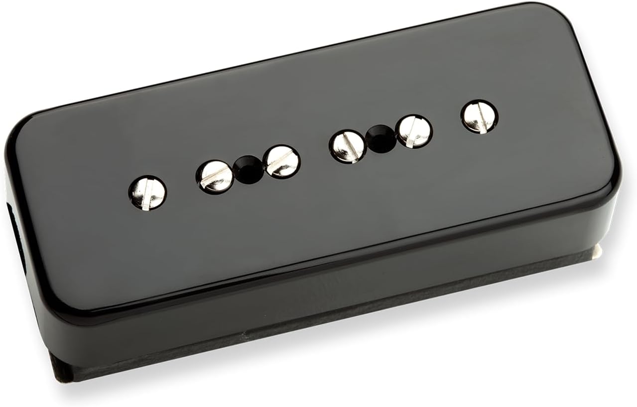 Seymour Duncan STK-P1 Vintage Stack P-90 Bridge Pickup – Black – Hum-Cancelling Soapbar