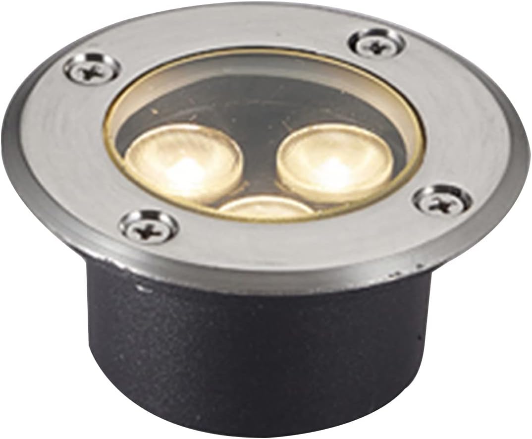 Recessed LED Underground Light Underwater Bright Lamp Anti-Rust IP68 Waterproof Outdoor In-Ground Lights for Fountain Patio External Lighting (Color : White, Size : 36W-AC24V)