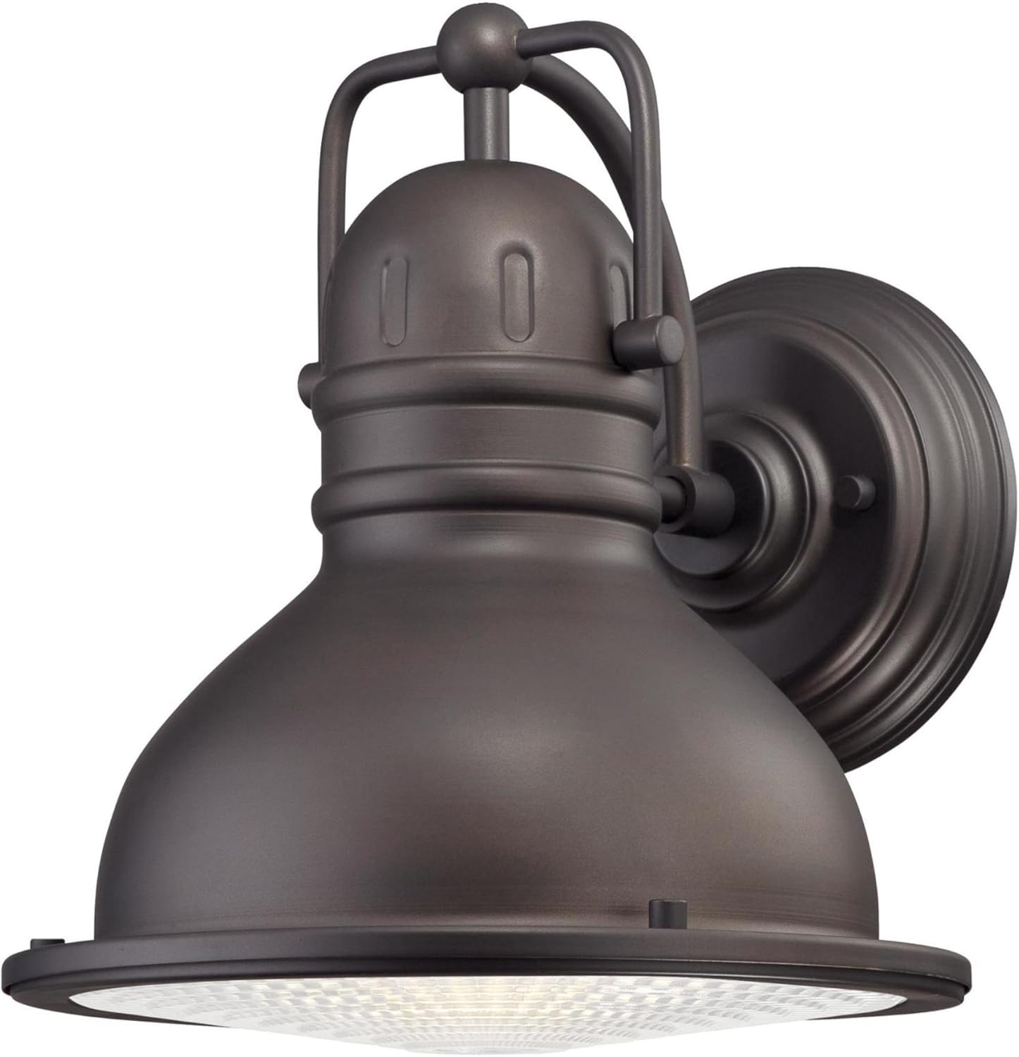 6204600 Orson One-Light Dimmable LED Outdoor Wall Fixture, Oil Rubbed Bronze Finish with Frosted Prismatic Lens