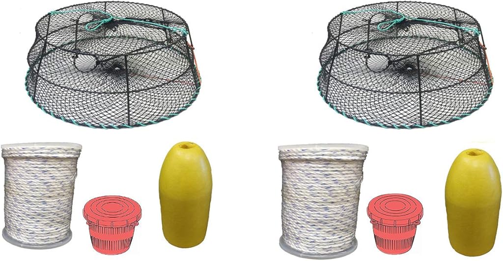 KUFA Sports 2-Pack Vinyl Coated Tower Style Prawn Trap (30