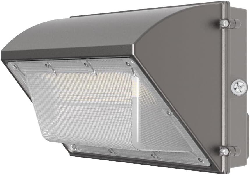 150W LED Wall Pack Light,5000K 18000LM Outdoor Lights Dusk to Dawn,IP65 Waterproof,600-800W HPS Equivalent Outdoor LED Security Light (150W)