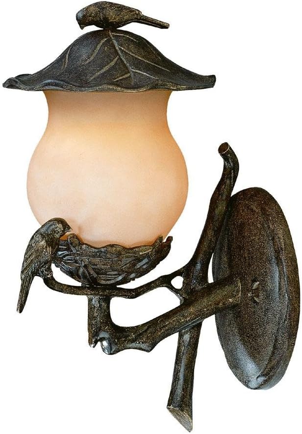 Acclaim 7551BC/CH Avian Collection 2-Light Wall Mount Outdoor Light Fixture, Black Coral