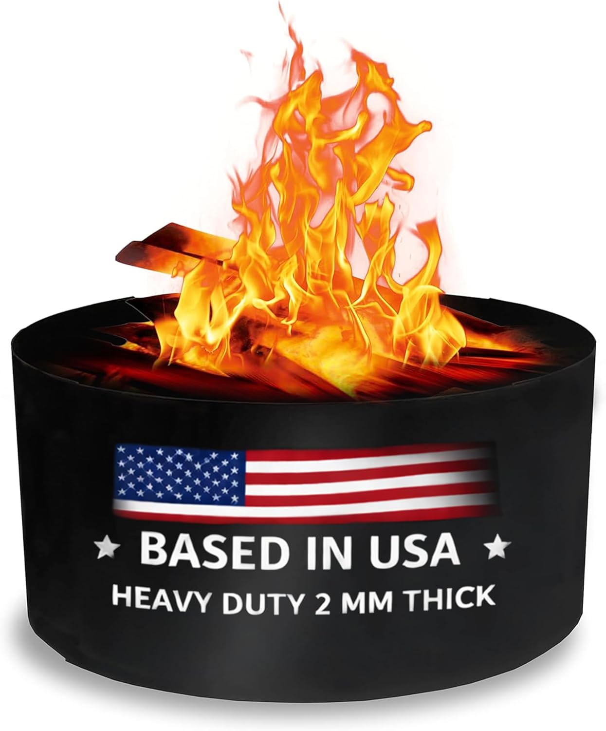 FEBTECH - Fire Rings for Outside Wood Burning Fire Pits - 36