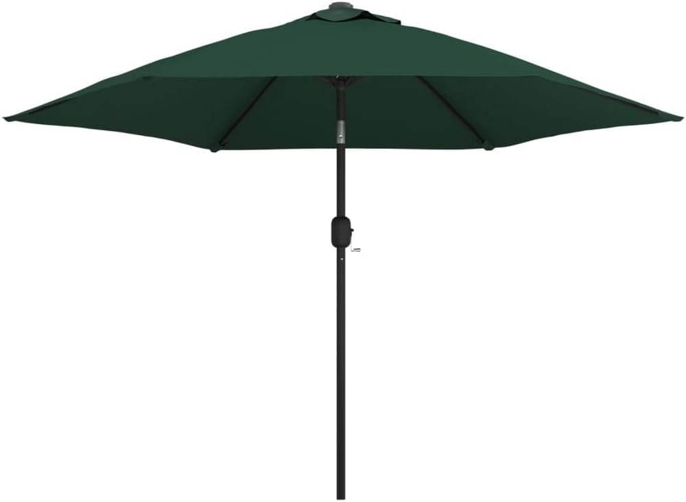 Parasol Green 9.8' Steel Pole Outdoor Umbrellas, Patio Sunshades