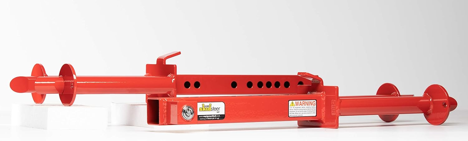 Equipment Lock SSL - Powder Coated Steel Skid Steer Lock - Drive Control Anti Theft - Skid Steer Cab Accessories